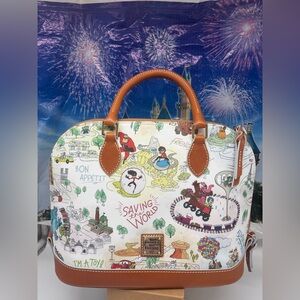 Dooney & Bourke Disney Pixar Zip Zip Satchel / Crossbody Handbag New